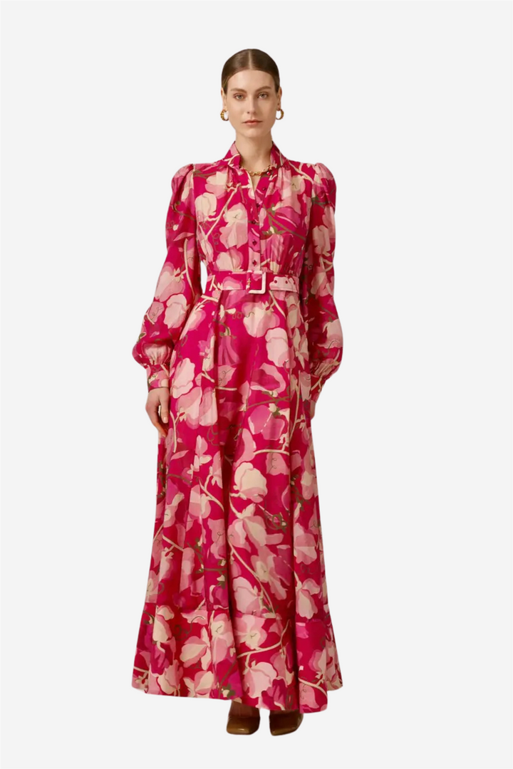 Viscose Belt Dress Amour