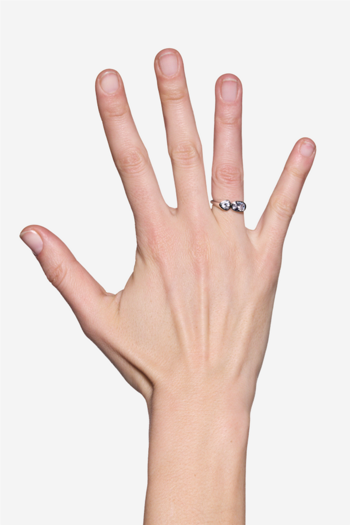 You & Me Signet Ring Gold