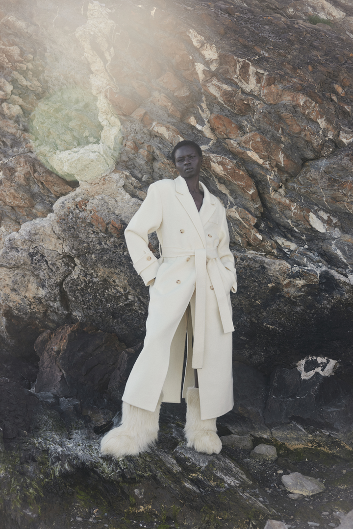 Saville coat Cream