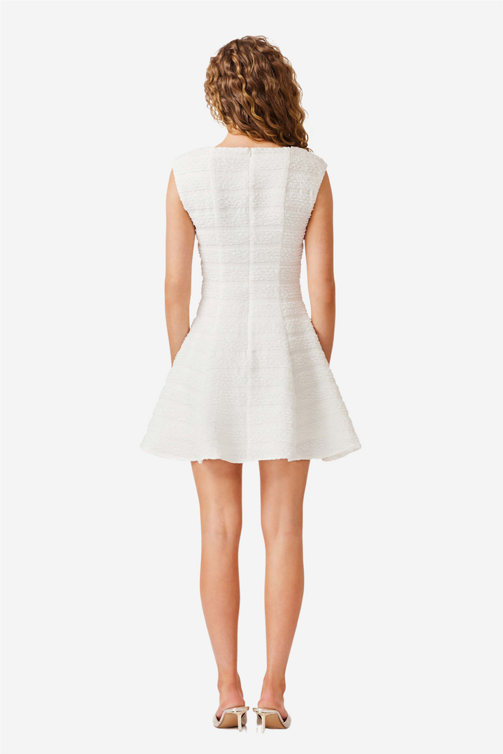 Fifi A Linen Mini Dress Ivory