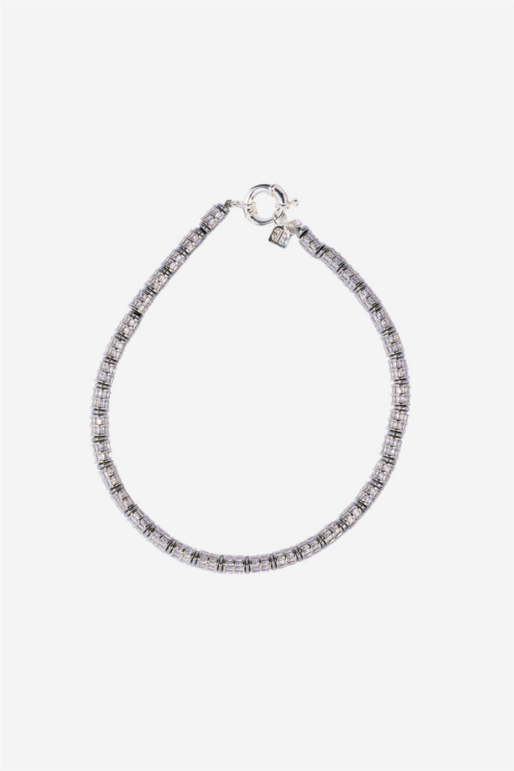 Gemini Necklace Silver