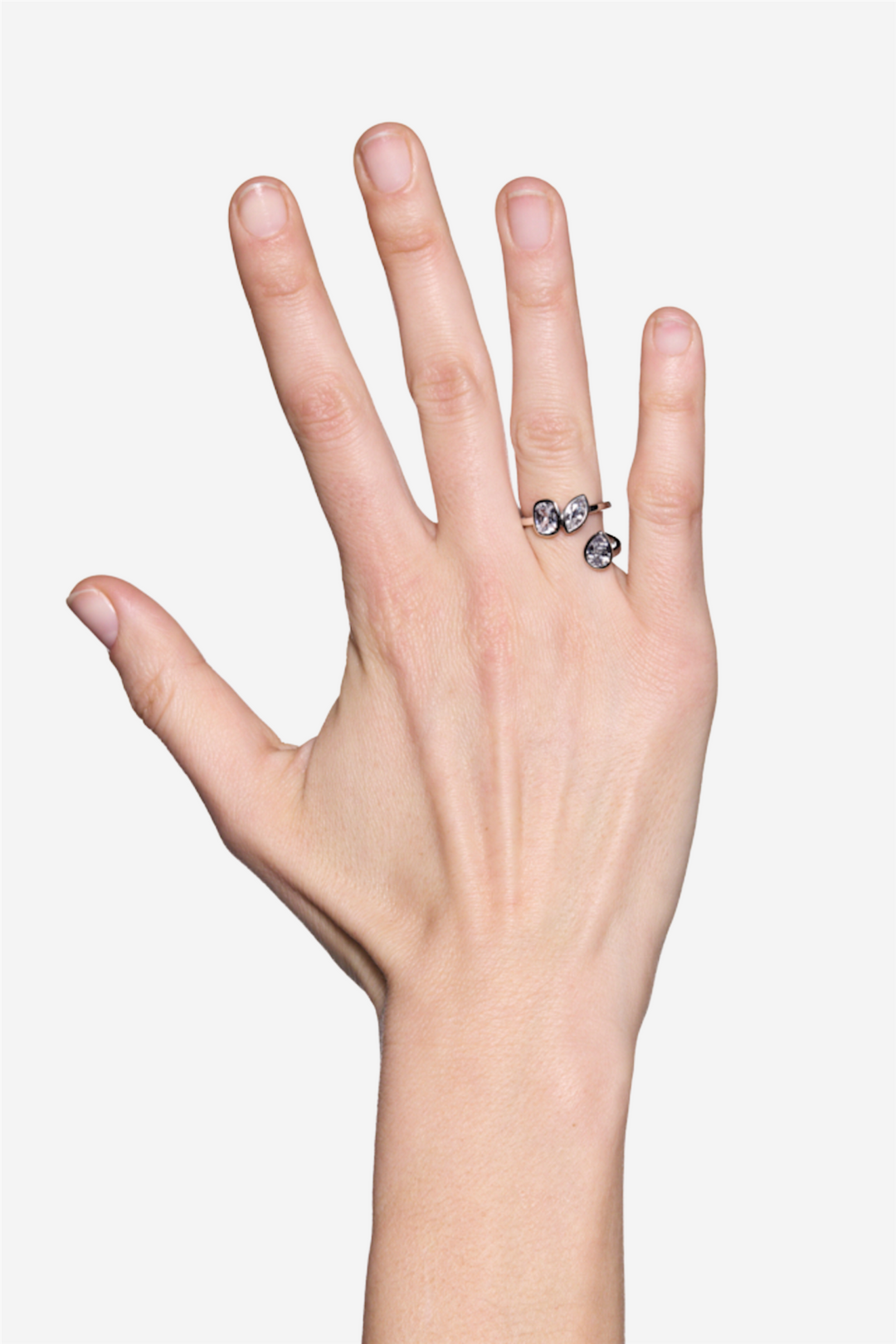 You & Me Baby Ring Silver