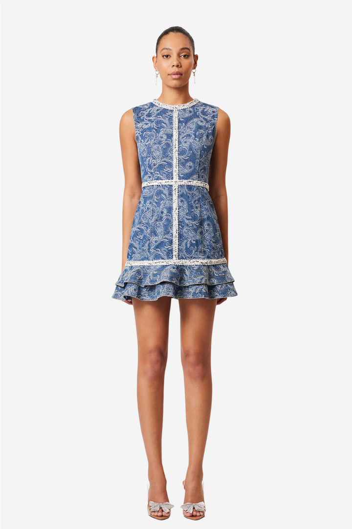 DENVER MINI DRESS BLUE