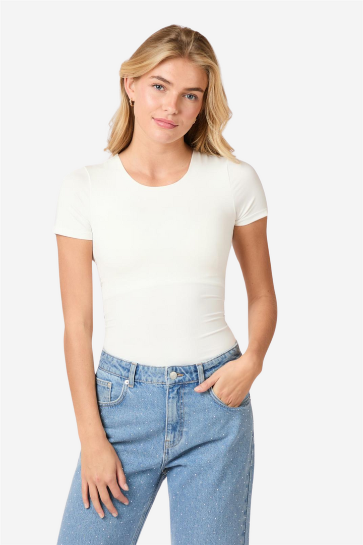 Verna Jersey Tee White