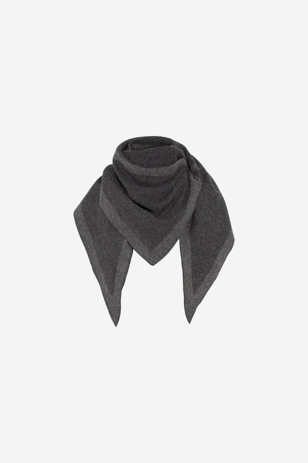 Triangle Scarf Volcano/Dark Grey