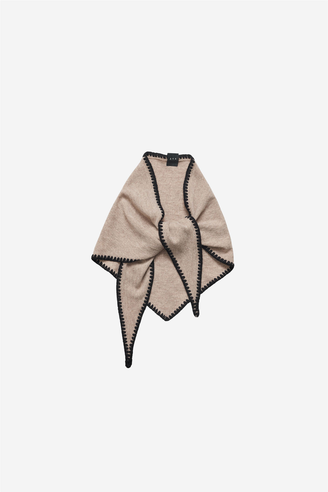 Mina Stiched Merino Scarf Desert