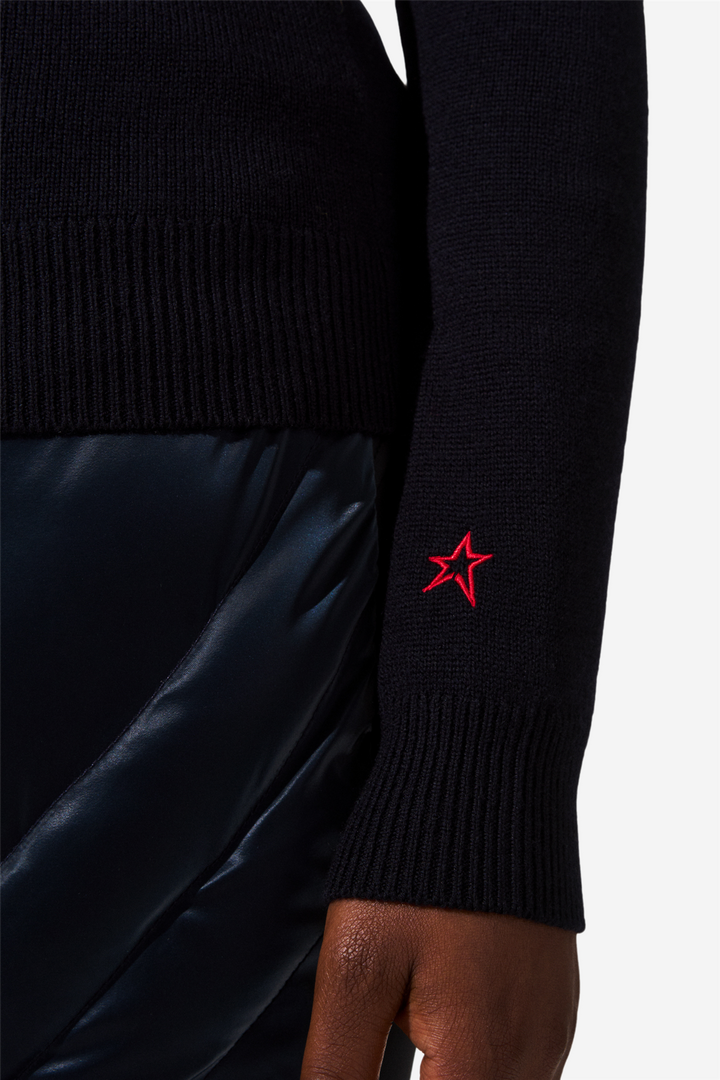 Powder Sweater II Dark Charcoal Blue
