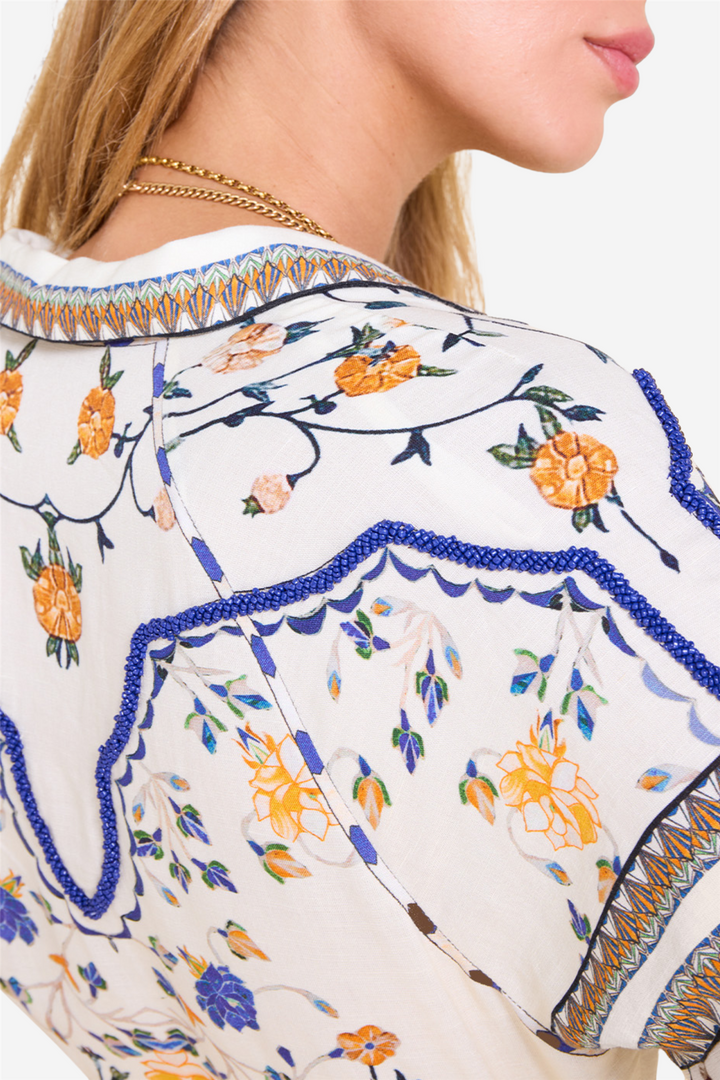 Flora Danica Long Dress Vanilla