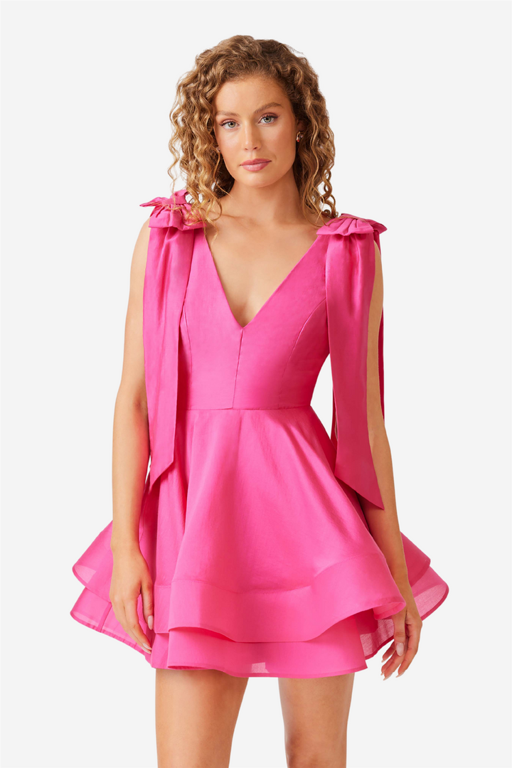 Kalani Mini Dress Hotpink