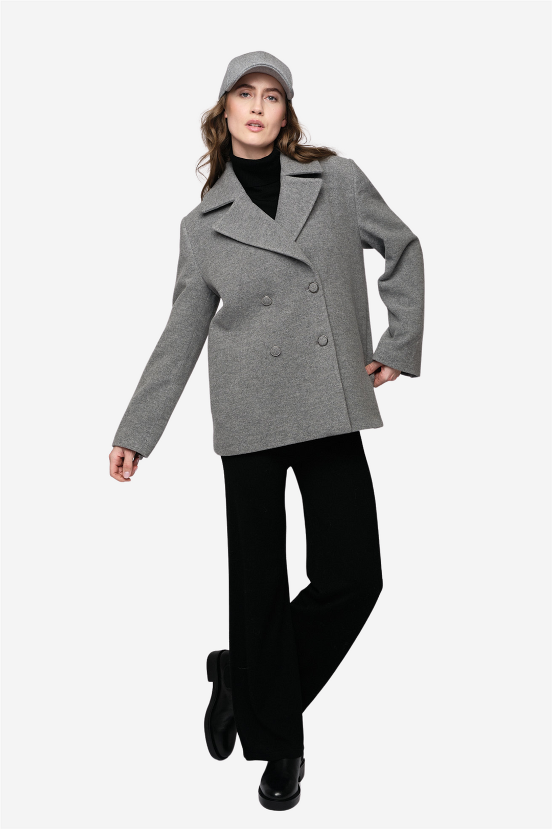 Fam Coat Light Gray