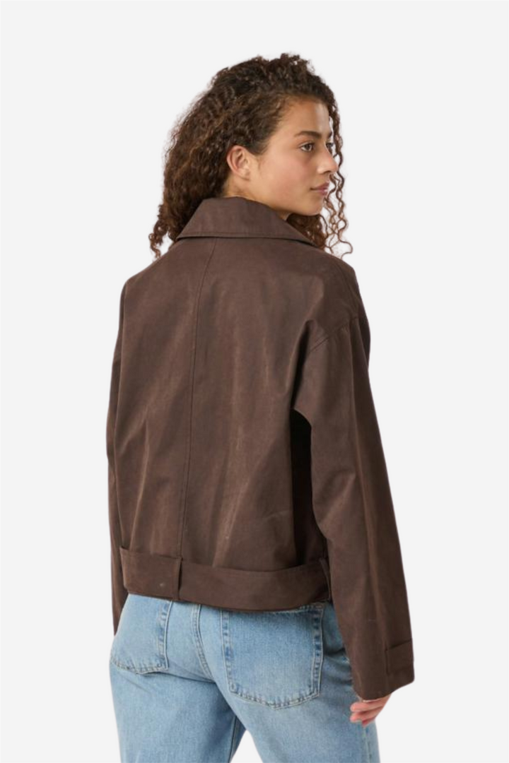 Sia f jacket chocolate brown