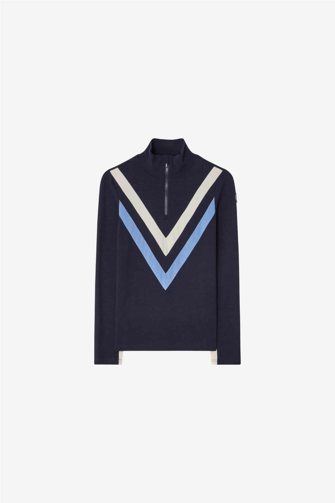 Voss Chevron ZipUp Navy Blue