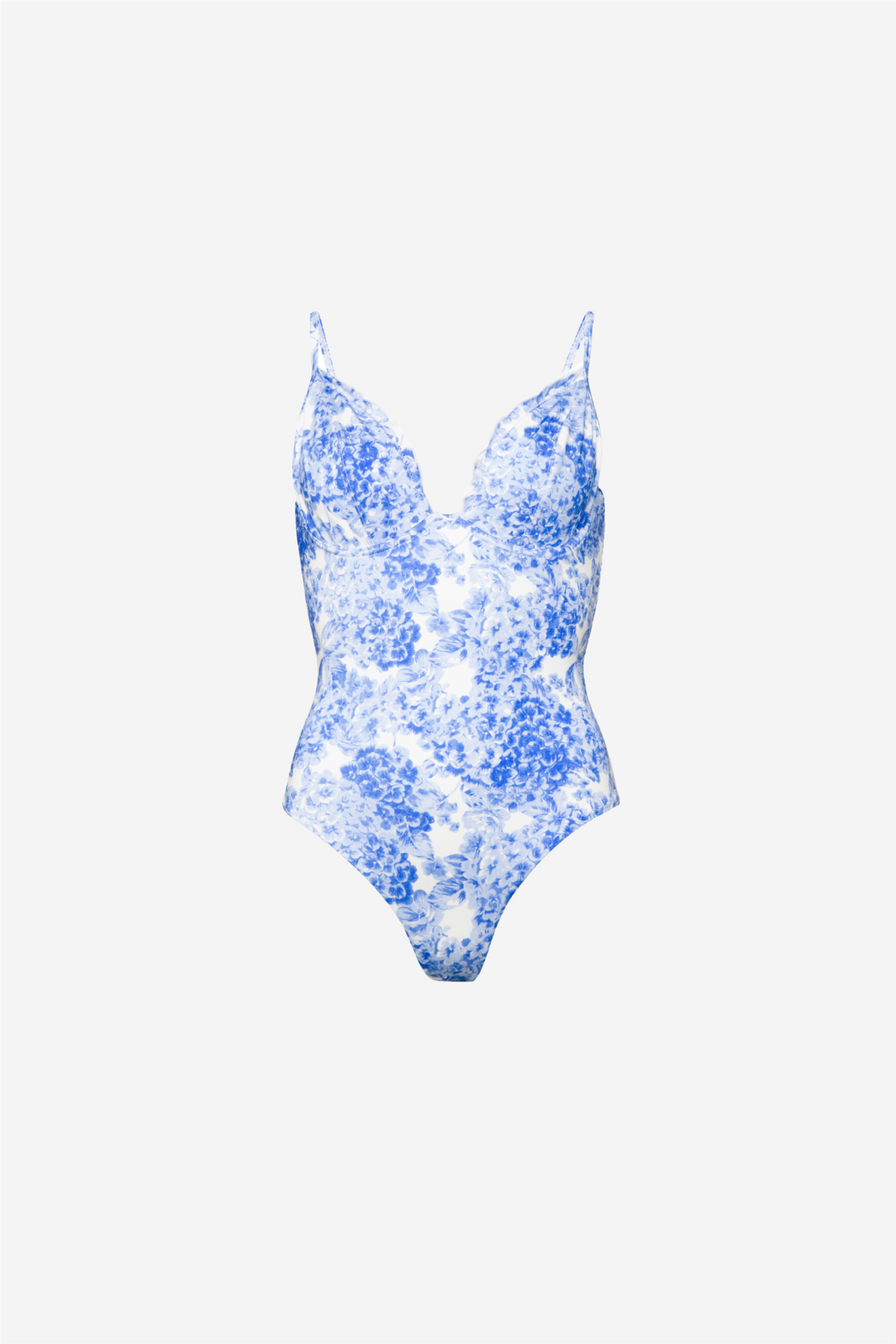 Balconette Swimsuit Azure Meadow