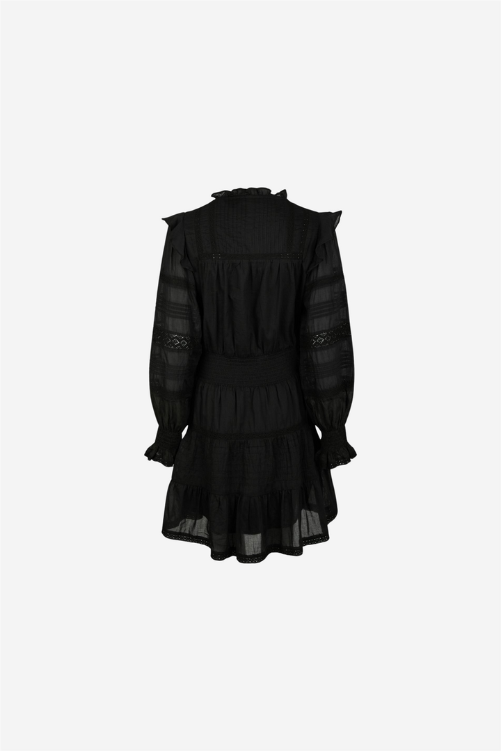 Aran s voile dress black