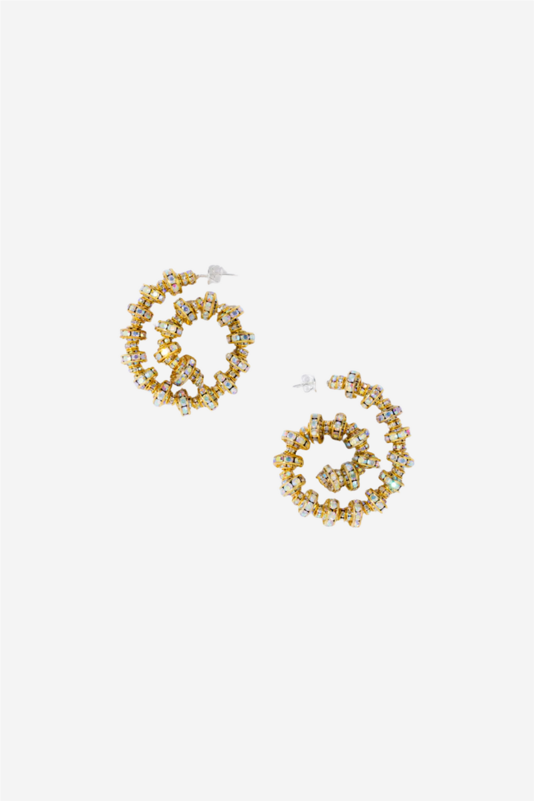 Spiral Hoops Gold