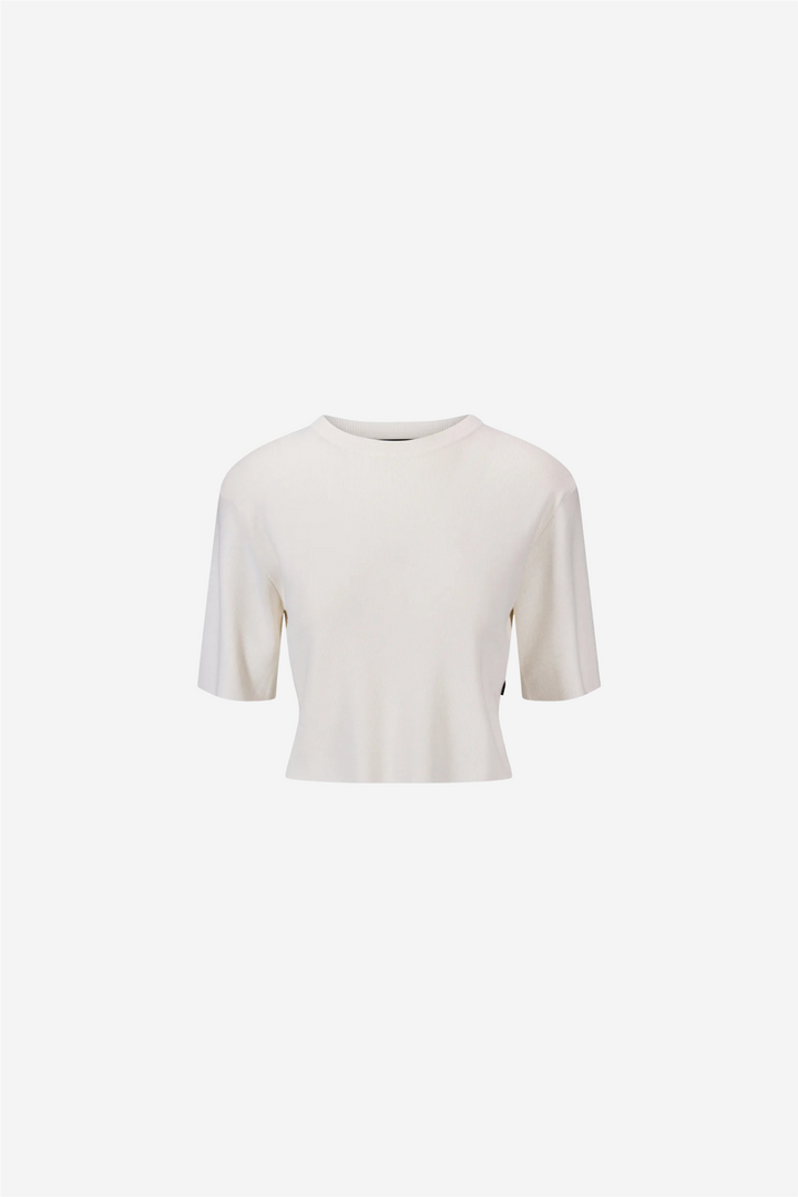 Una merino tee White