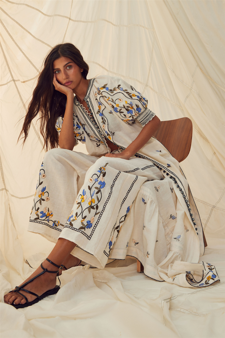 Fia Long Dress Vanilla
