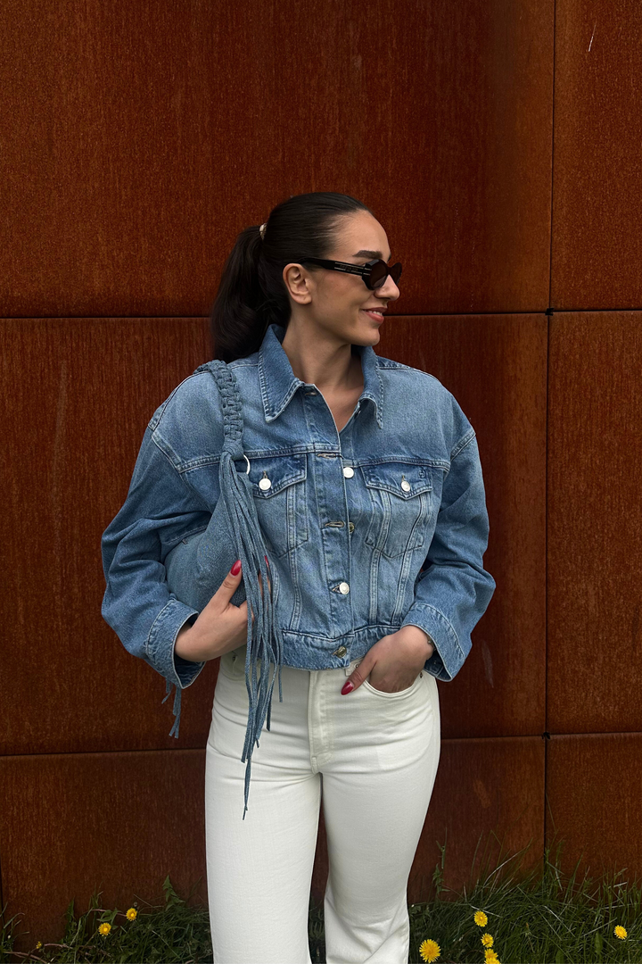 Cocoon Denim Small Bag mid blue