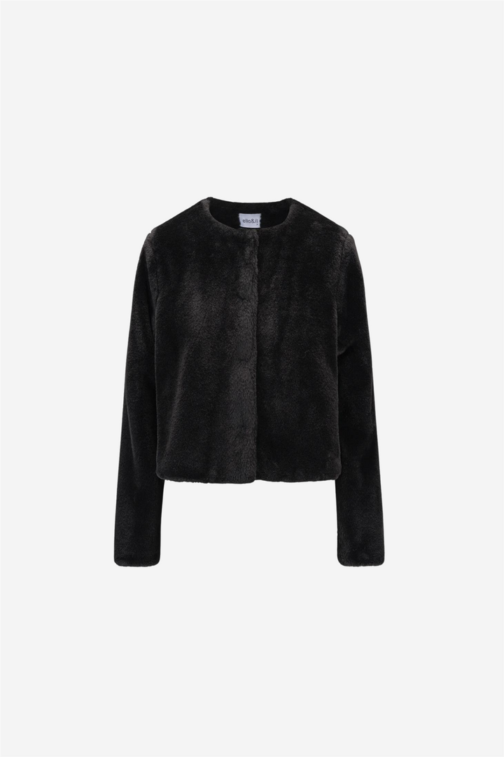 Carro Fake Fur Jacket Black