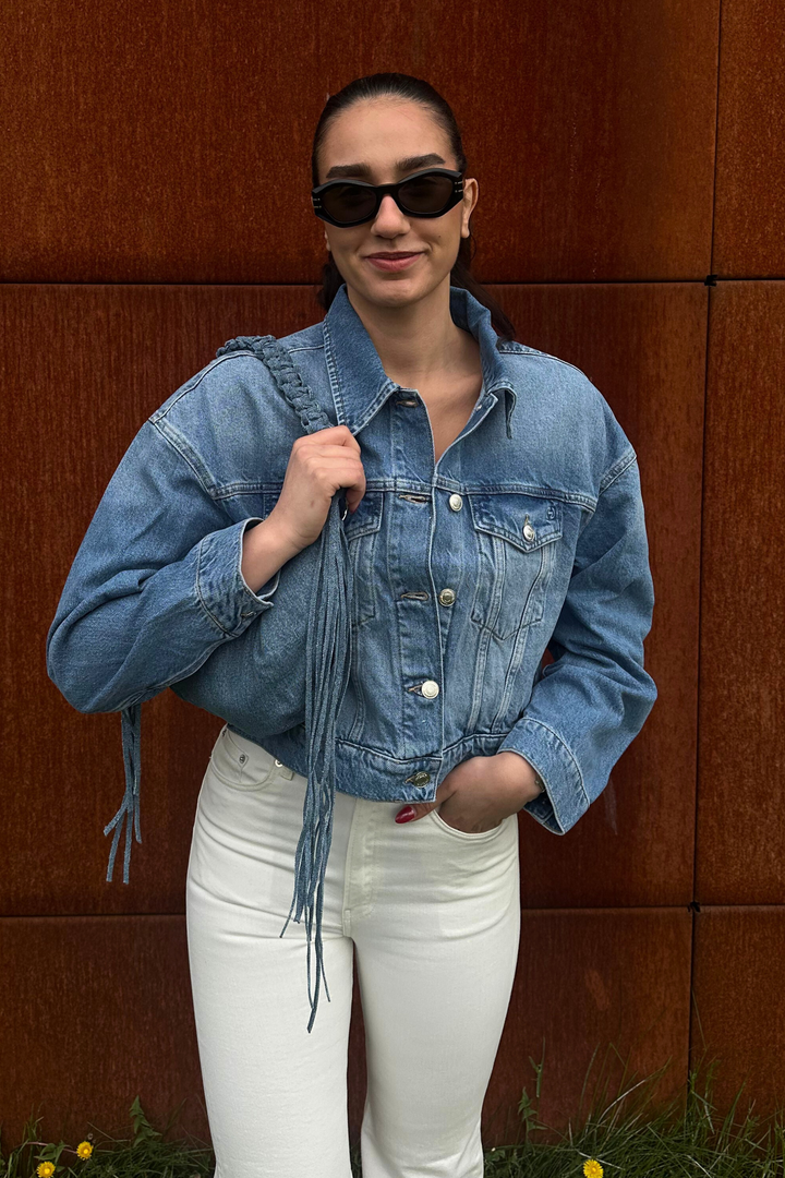 Cocoon Denim Small Bag mid blue