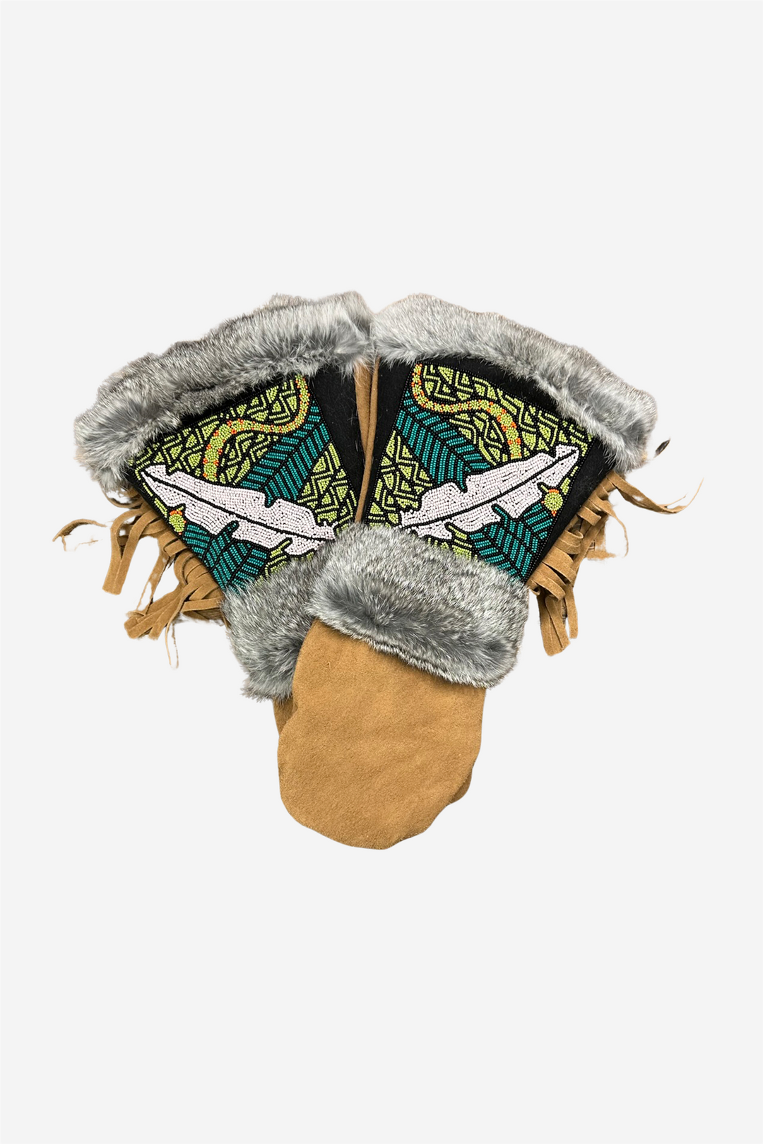 Ozada Leather Mittens