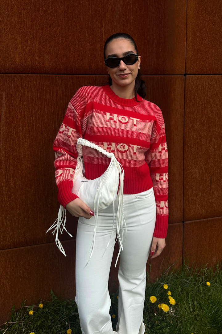 Cocoon Denim Small Bag White