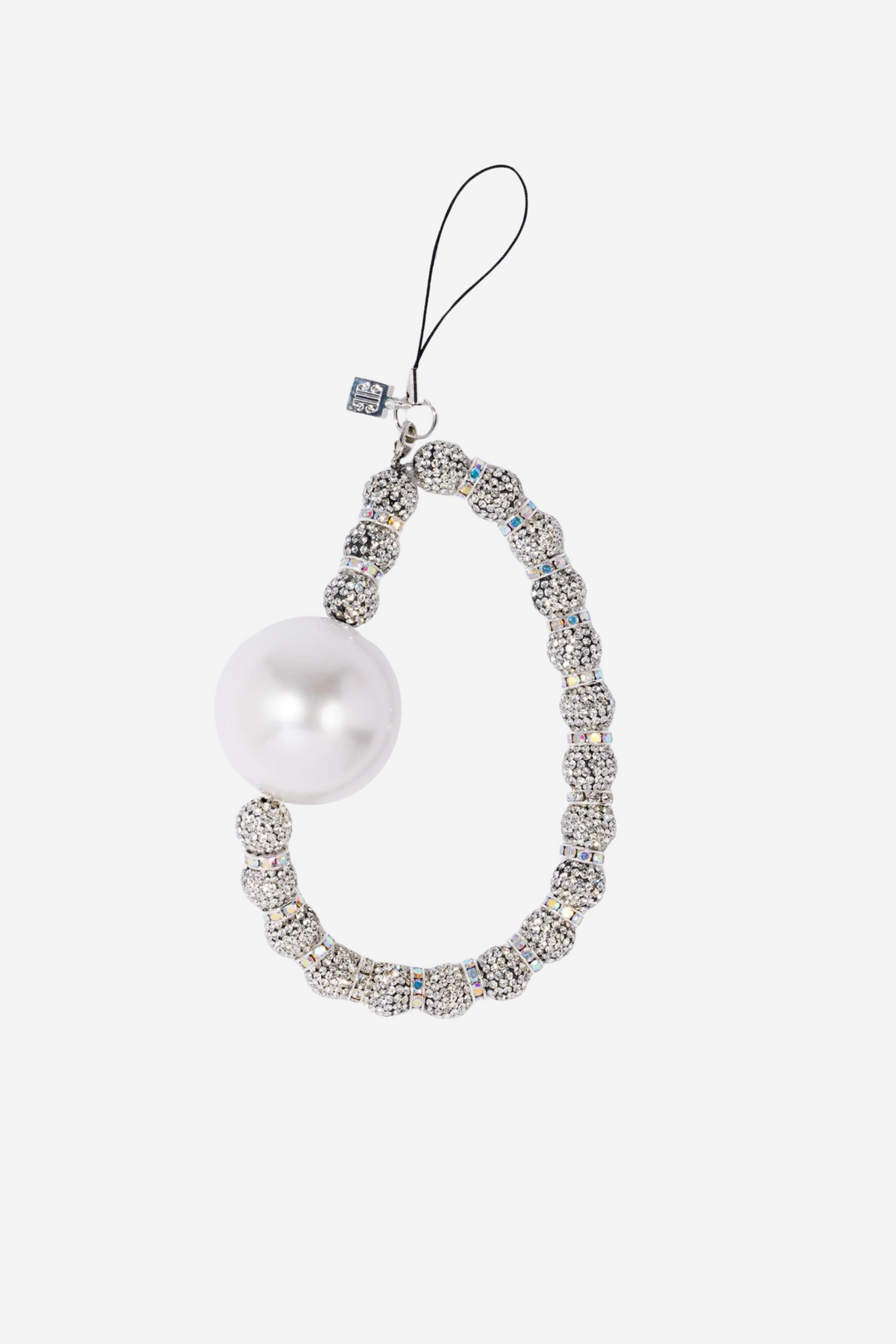 Saturn Phone Chain Silver