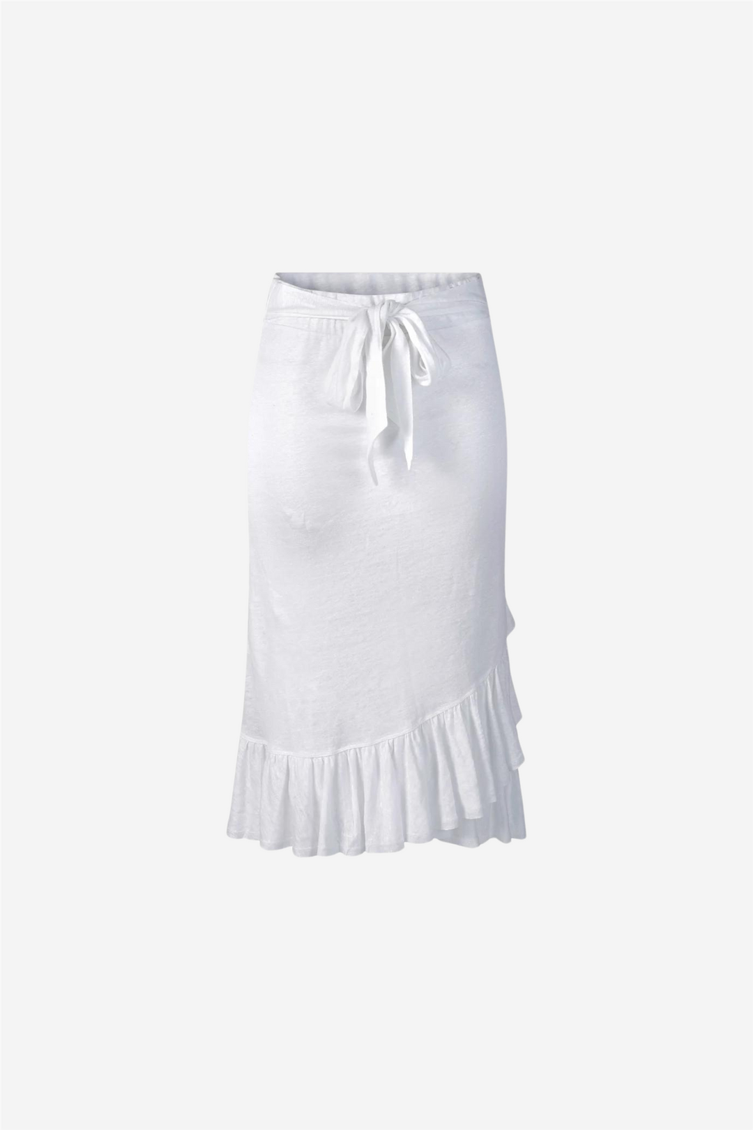 Jae Linen Skirt White