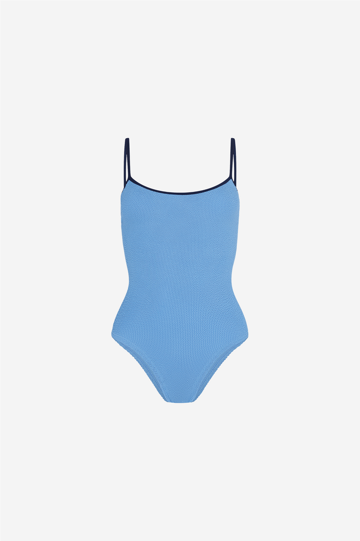 Pamela Swim Contrast Cornflower/Navy
