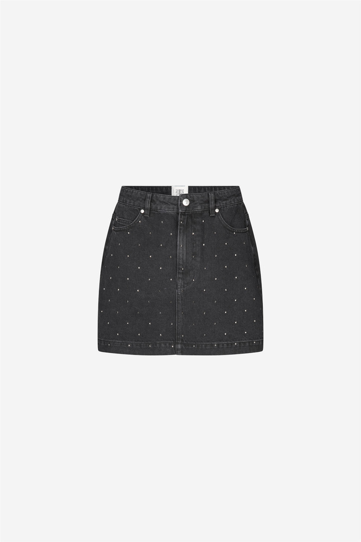 Jayden denim skirt black denim