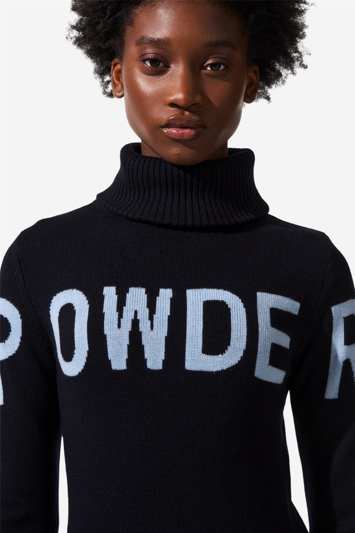 Powder Sweater II Dark Charcoal Blue