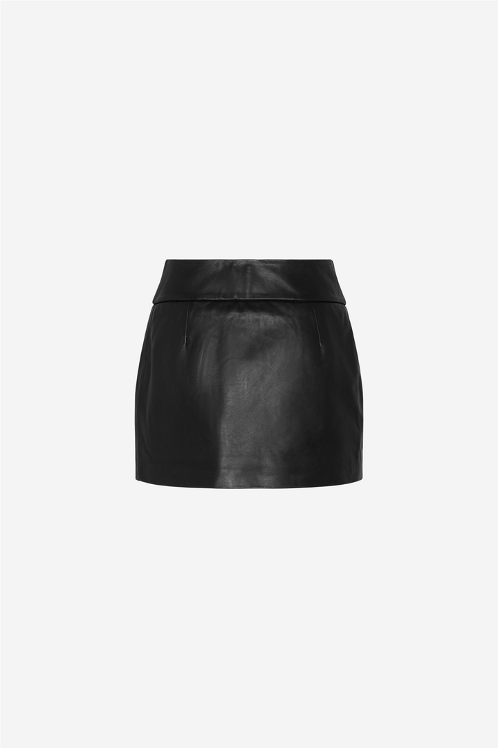 Rue skirt leather black