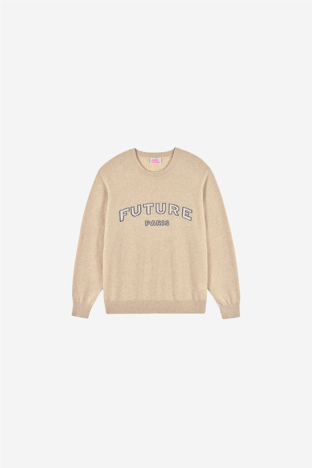 Future Paris Crewneck Sweater Beige Chine