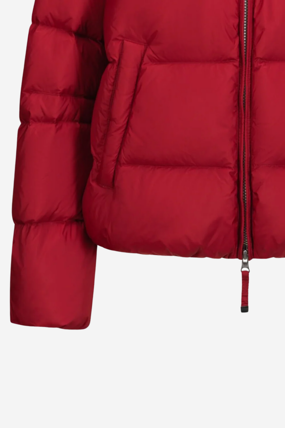Tilly Hooded Down Jacket Rio Red