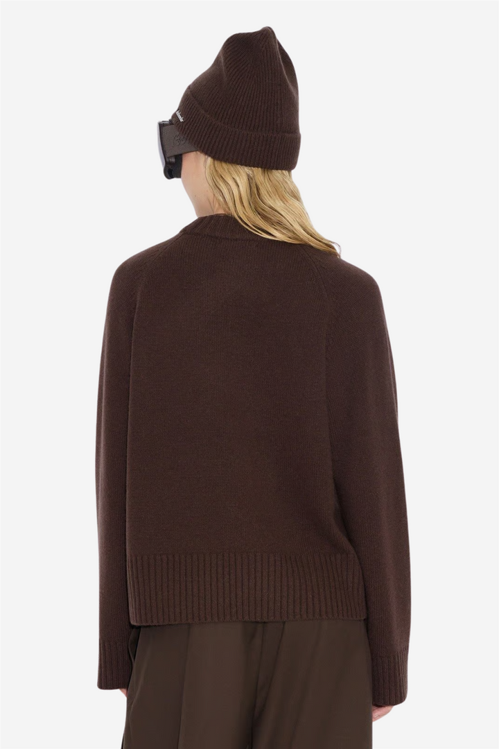 W. Wool Crew Dark Brown