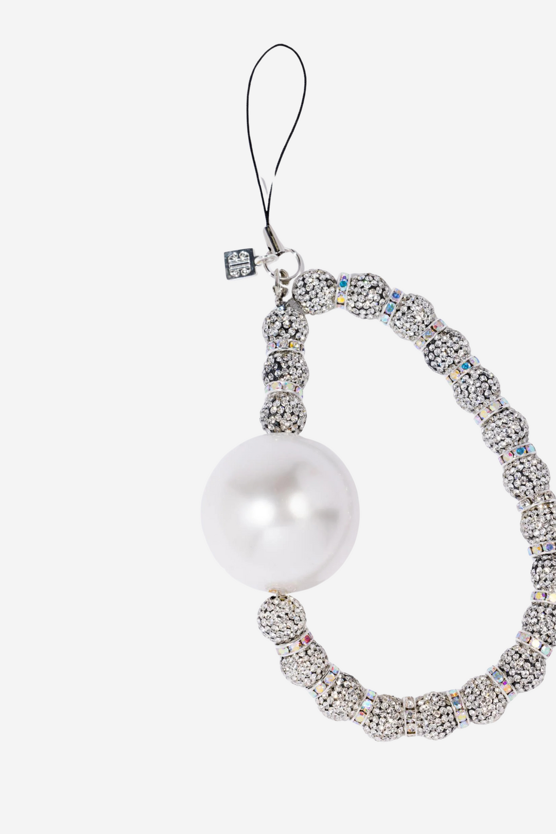 Saturn Phone Chain Silver