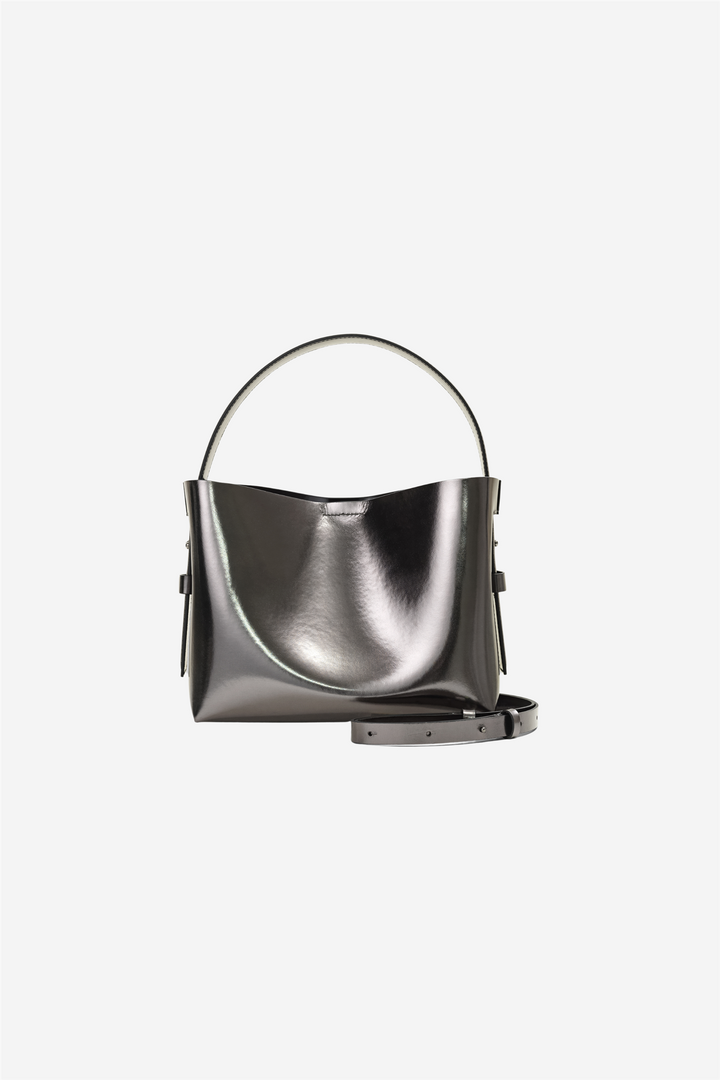 Leata Leather Bag Gunmetal