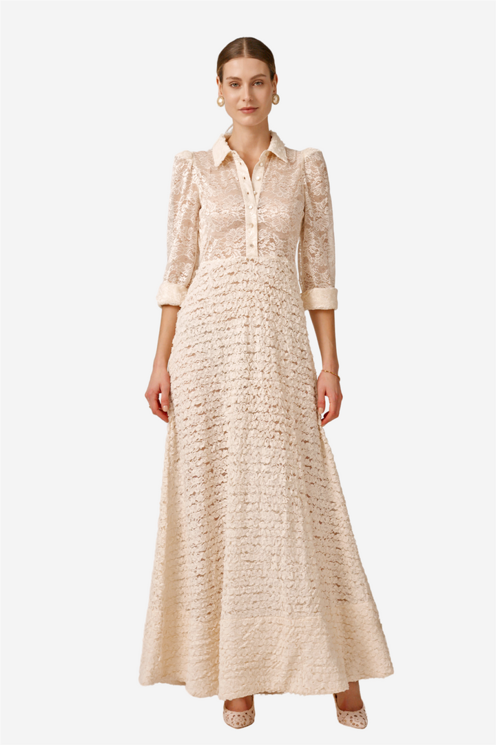 Lace Gown Vintage White