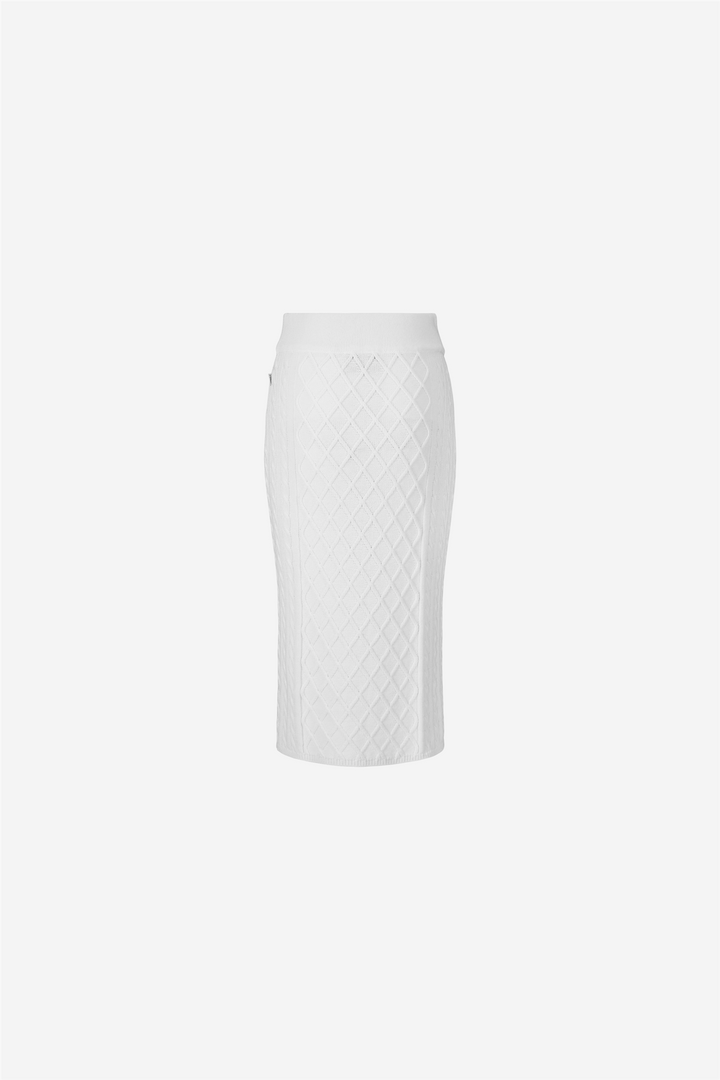 Helly Cotton Skirt White