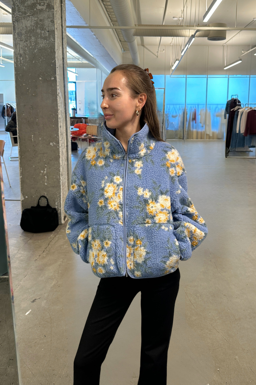 Rype Fleece Jacket Lt. Blue Mix
