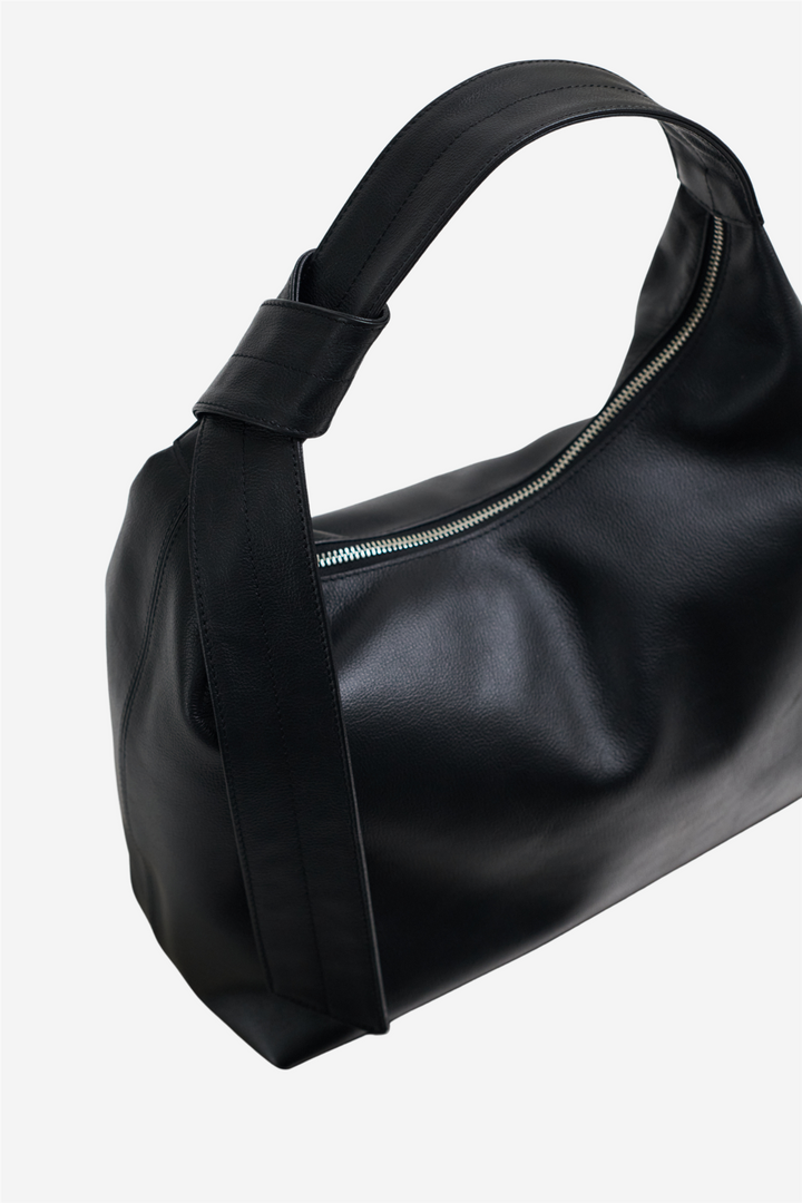 Soba leather bag black