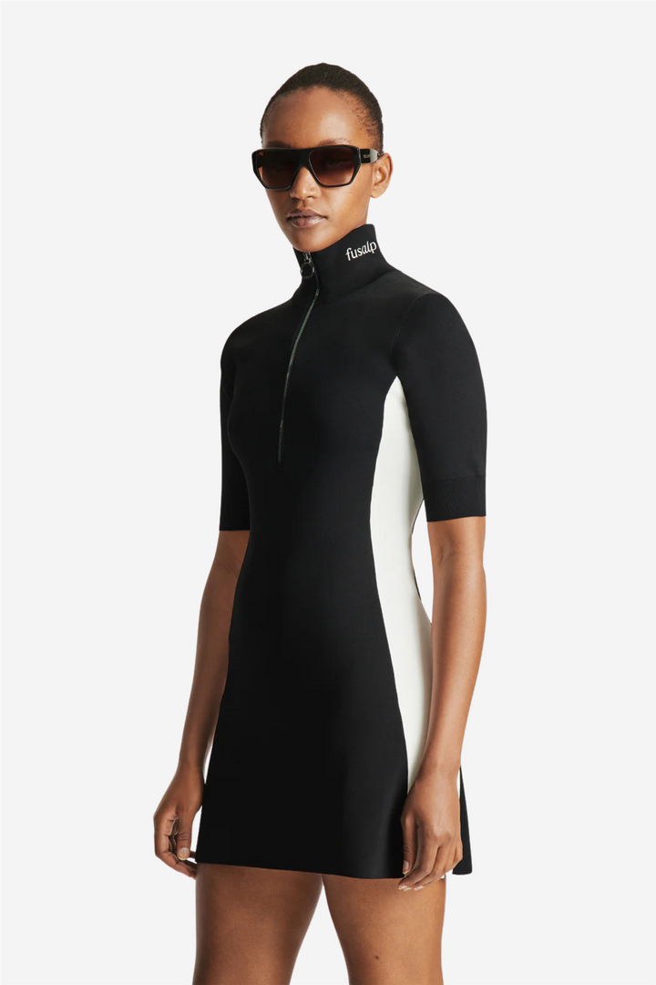 Spinella Dress Noir/Flocon