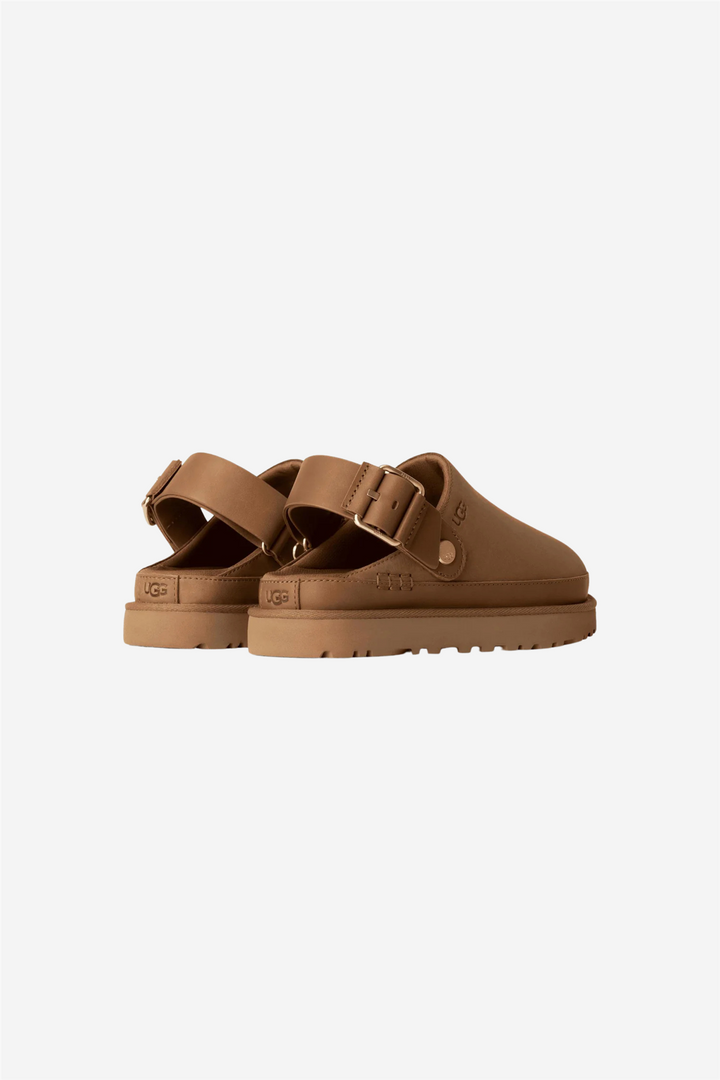 W Goldenstar Villa Clog Chestnut