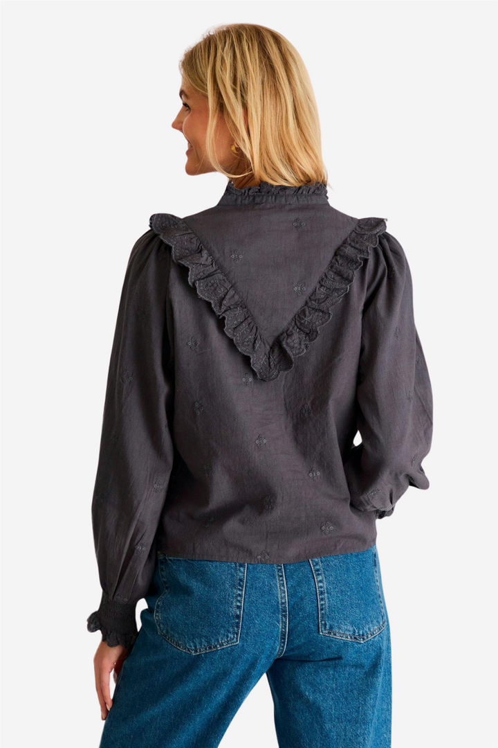 Degas Blouse Dark Grey
