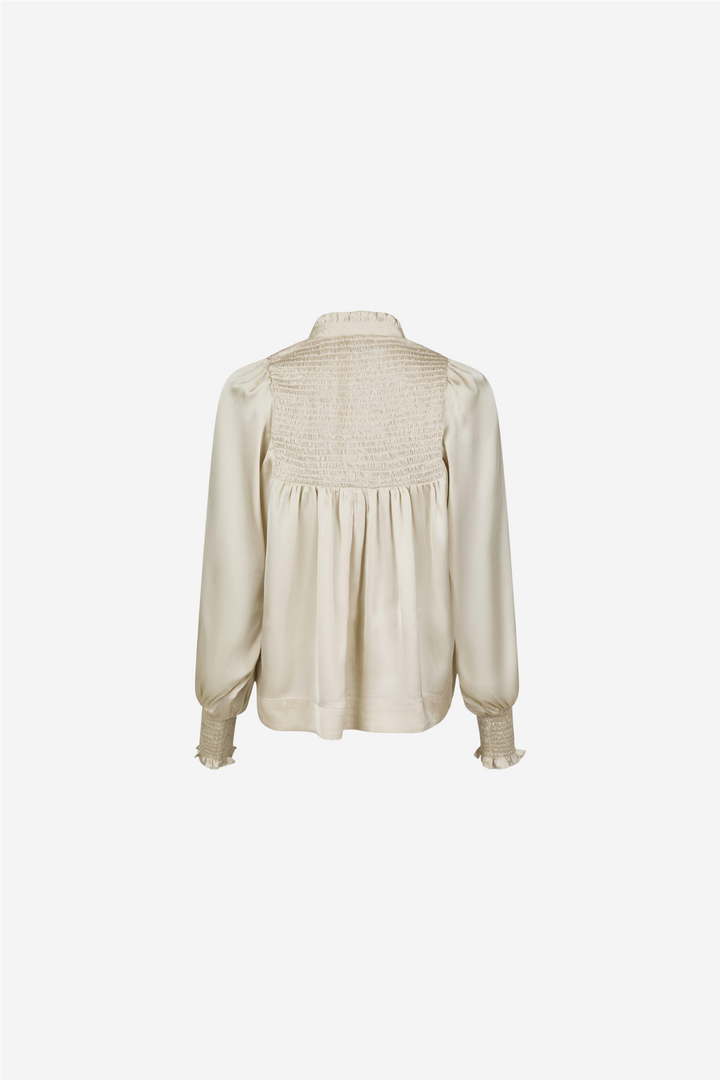 Jill Smooth Satin Blouse Champagne