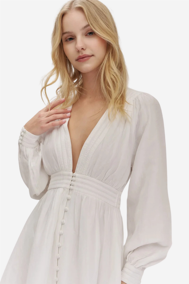 Anette Dress White