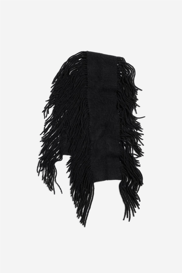 Tassel Scarf Black