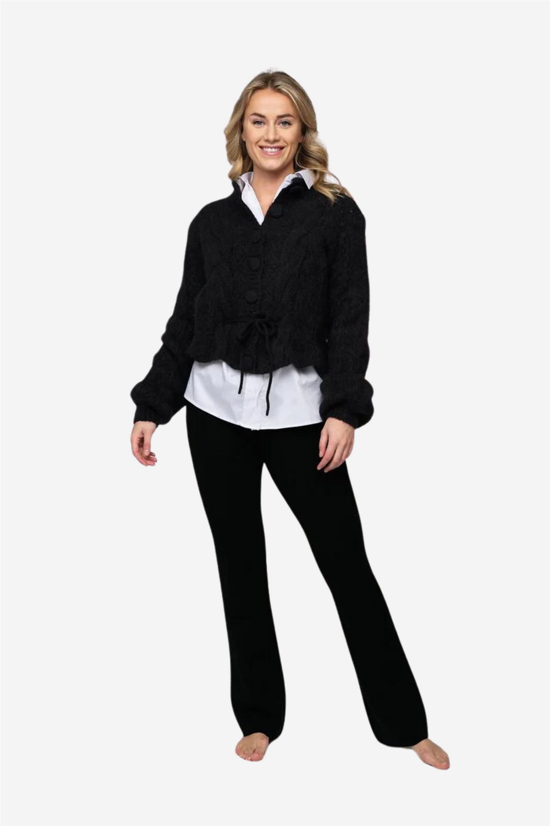Sophia Chunky Cardigan Dark Navy