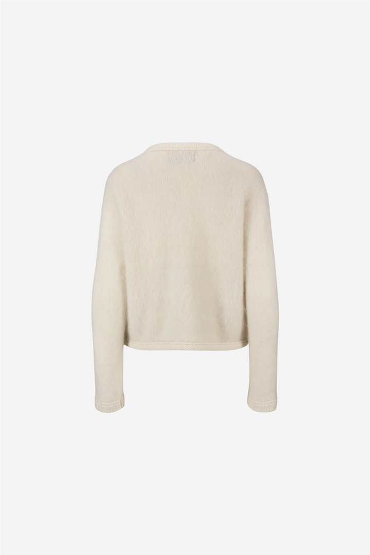 Una chunky jacket Bright white