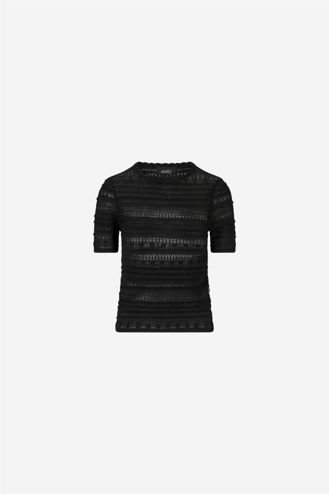 Ena cotton top black